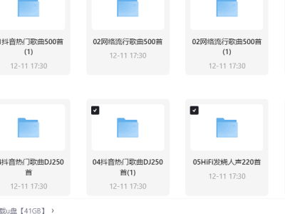 2024某宝报价158车载U盘种类齐全高音质 MP3/mp4/wav/41g