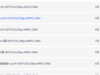 NBA总决赛原版视频 (1991-2021) 1080P【中英解说】861G